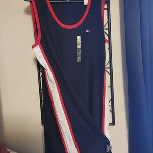 Sporty Black Tommy Hilfiger tank top dress XL